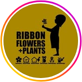 RIBBON FLOWERS+PLANTS